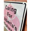 Image 1 : Alberta 'Caring for Alberta s Highways' Sign (Variant)