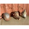 Image 3 : Set of Three Vintage Carnival Ride Animal Heads