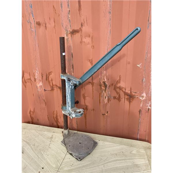 Heavy Vintage Cast-Iron Hand Crank Press