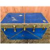Image 1 : Blue Vintage Storage Trunk