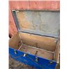 Image 4 : Blue Vintage Storage Trunk