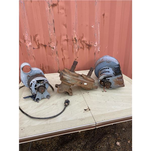 Three Vintage Motors (Untested)