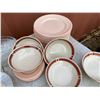Image 2 : Vintage Pink & Cream Dishware Lot