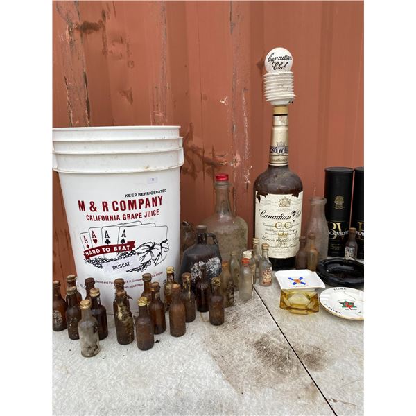 Vintage Bottle & Bar Collectible Lot