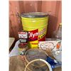 Image 2 : Vintage Mixed Lot Lard Tin, Rackets, Bottles & Signs