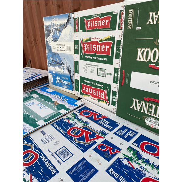 Vintage Beer Case Cardboard Flats