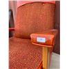 Image 3 : Retro Orange & Red Mid-Century Armchair