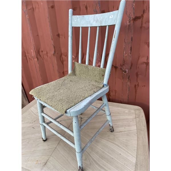 Rustic Painted Antique Chair