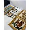 Image 2 : Framed Needlepoint Art Lot