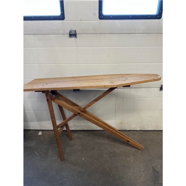 Vintage Wooden Folding Ironing Board