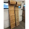 Image 1 : Pair of Wooden Toboggans