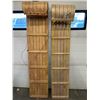 Image 3 : Pair of Wooden Toboggans