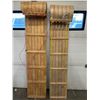 Image 4 : Pair of Wooden Toboggans