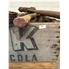 Image 2 : Kik Cola Wooden Crate with Assorted Vintage Tools