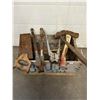 Image 3 : Kik Cola Wooden Crate with Assorted Vintage Tools