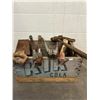 Image 5 : Kik Cola Wooden Crate with Assorted Vintage Tools