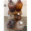 Image 3 : Lot of 6 Vintage Glass Jugs