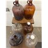 Image 4 : Lot of 6 Vintage Glass Jugs