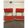 Image 1 : Pair of Red Folding Stadium Seats