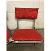 Image 5 : Pair of Red Folding Stadium Seats