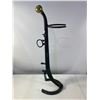 Image 3 : Blacksmith-Made Horse Bridle Stand with Brass Finial