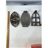 Image 3 : Trio of Antique Cast Iron Trivets