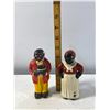 Image 2 : Pair of Cast Iron Figural Banks (Mid-20th Century Americana)