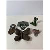 Image 4 : Cast Iron Decorative Lot: Butterfly, Mermaid, Bottle Openers & Wall Hooks