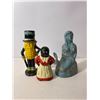Image 2 : Cast Iron Figurine Trio “ Lady, MR Peanut, and Mermaid