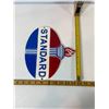 Image 1 : Cast Iron Standard Oil Oval Sign