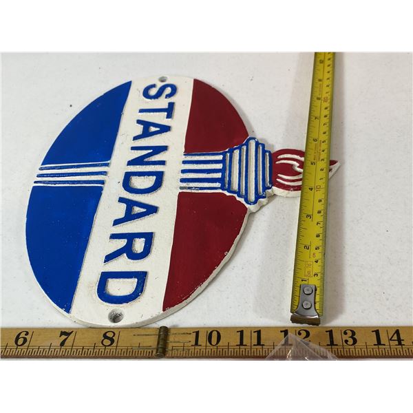 Cast Iron Standard Oil Oval Sign