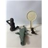 Image 2 : Cast Iron Figurine Group “ Mermaids, Alligator, and Coca-Cola Sign