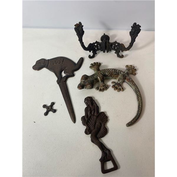 Cast Iron Mixed Decorative and Hardware Lot