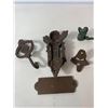Image 5 : Anchor Door Knocker, Mermaid and Decorative Plate Lot