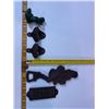 Image 5 : Cast Iron Decorative Lot: Mermaid Figures, Bottle Openers and Novelty Sign