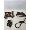 Image 5 : Cast Iron Anchor, Mermaid Hook and Bottle Opener Lot