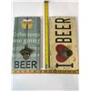 Image 2 : Pair of Wall-Mount Beer Bottle Openers - "Coffee Keeps Me Going" & "I Love Beer"