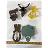 Image 2 : Cast Iron Moose, Horseshoe and Garage Opener Group