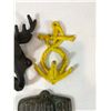 Image 5 : Cast Iron Moose, Horseshoe and Garage Opener Group