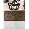 Image 4 : Public Telephone Sign and Cast Iron Openers Group