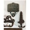Image 5 : Public Telephone Sign and Cast Iron Openers Group