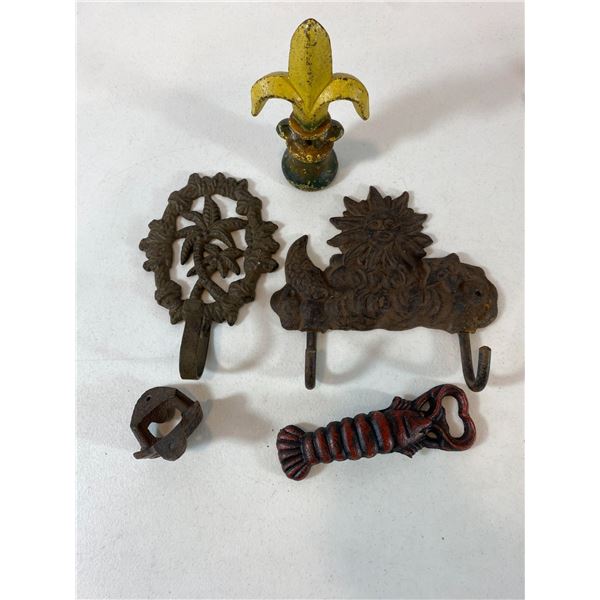 Cast Iron Western and Animal Theme Decor Group