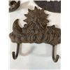 Image 9 : Rooster and Lizard Cast Iron Wall Hooks and Openers
