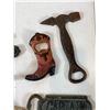 Image 6 : Cast Iron Western Boot and Hammer Openers Group