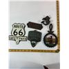 Image 3 : Route 66 and Garage Theme Cast Iron Group