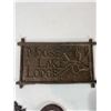 Image 2 : Moose Lake Lodge Plaque and Cast Iron Hooks