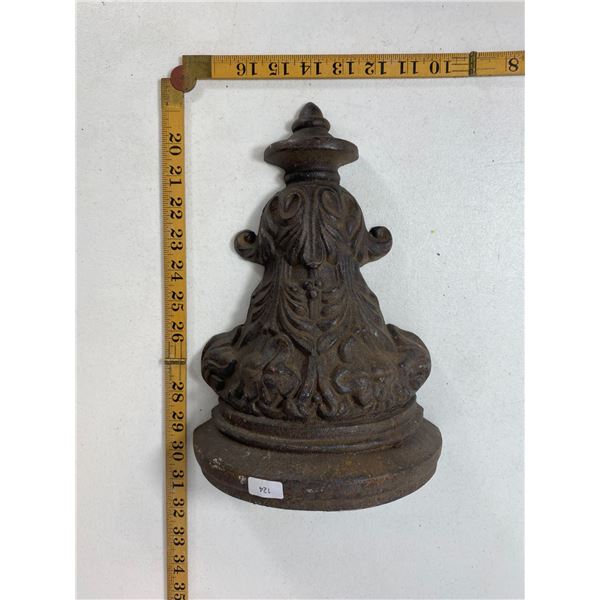 Ornate Cast Iron Decorative Doorstop