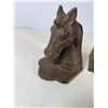 Image 4 : Pair of Cast Iron Horse Head Bookends