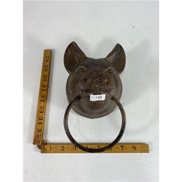 Cast Iron Pig Door Knocker