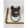 Image 1 : Cast Iron Pig Head Wall Ring